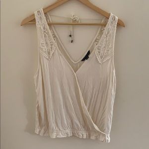 American Eagle cream tank top